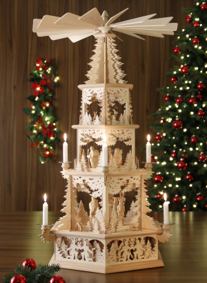 Original Weihnachtspyramide aus dem Hause Tilgner / Erzgebirge
