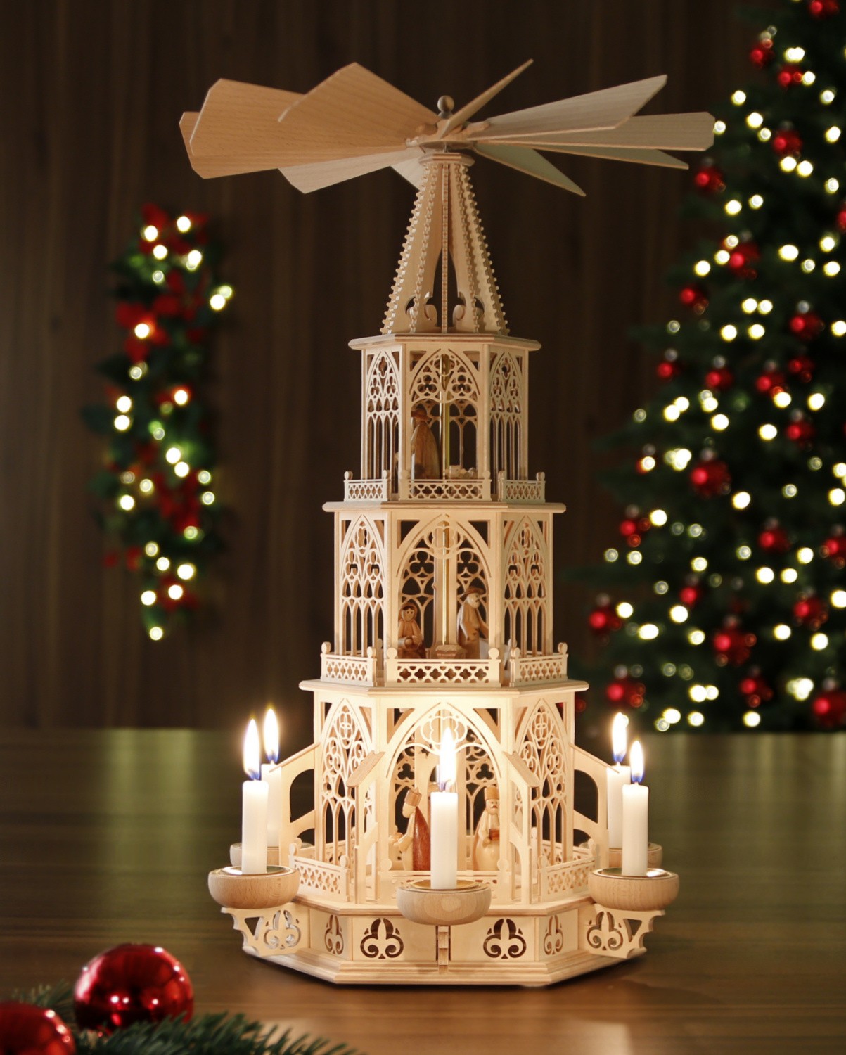 Original Weihnachtspyramiden aus dem Erzgebirge Pyramide Erzgebirge